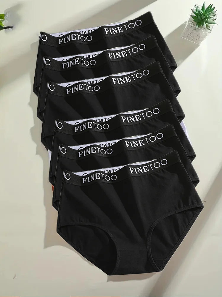 Cuecas Femininas de Algodão Pack 6PCS