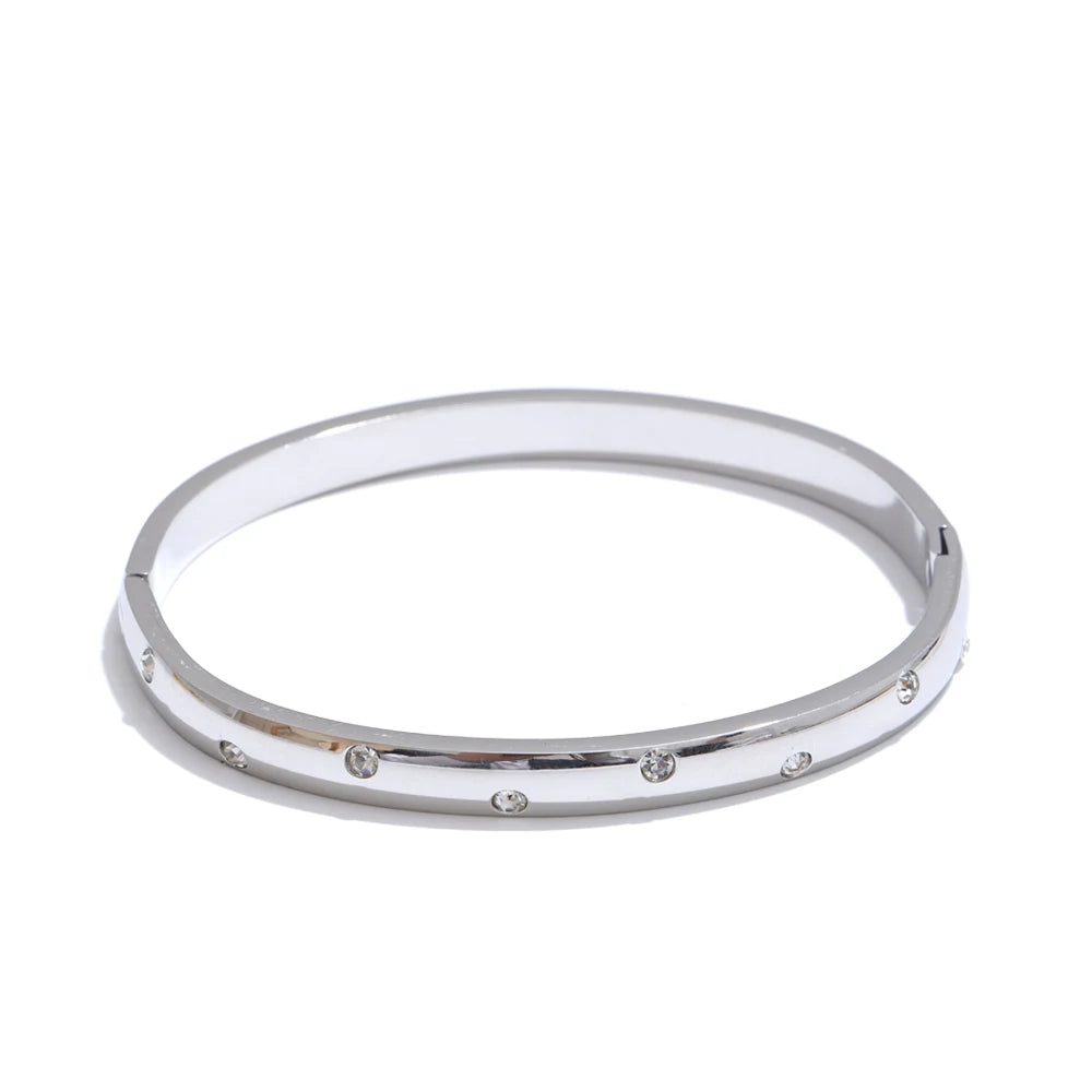 Bracelete Bangle - Aço inoxidável