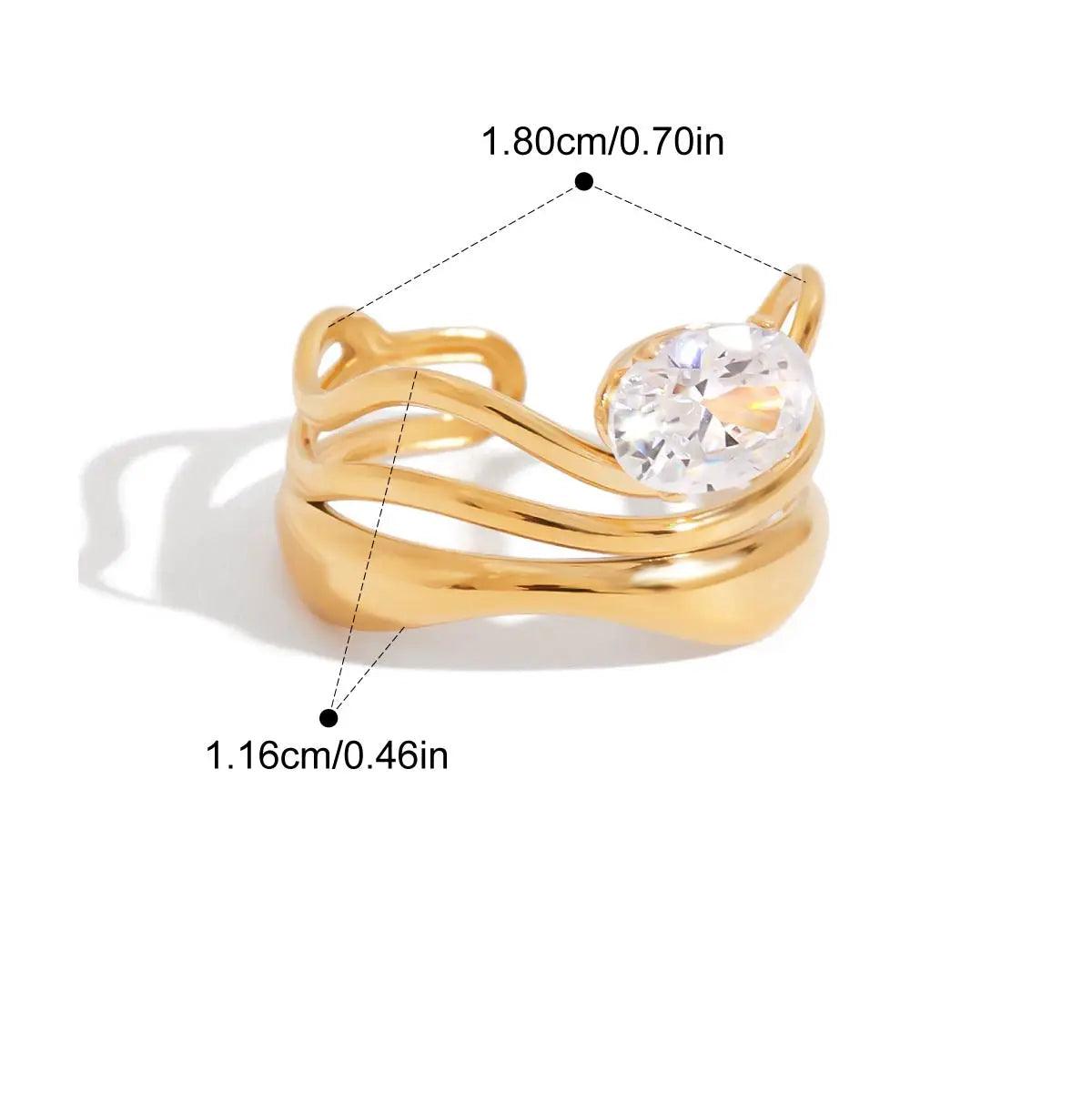 Anéis de Aço Inox e Zircónia - inoxidável