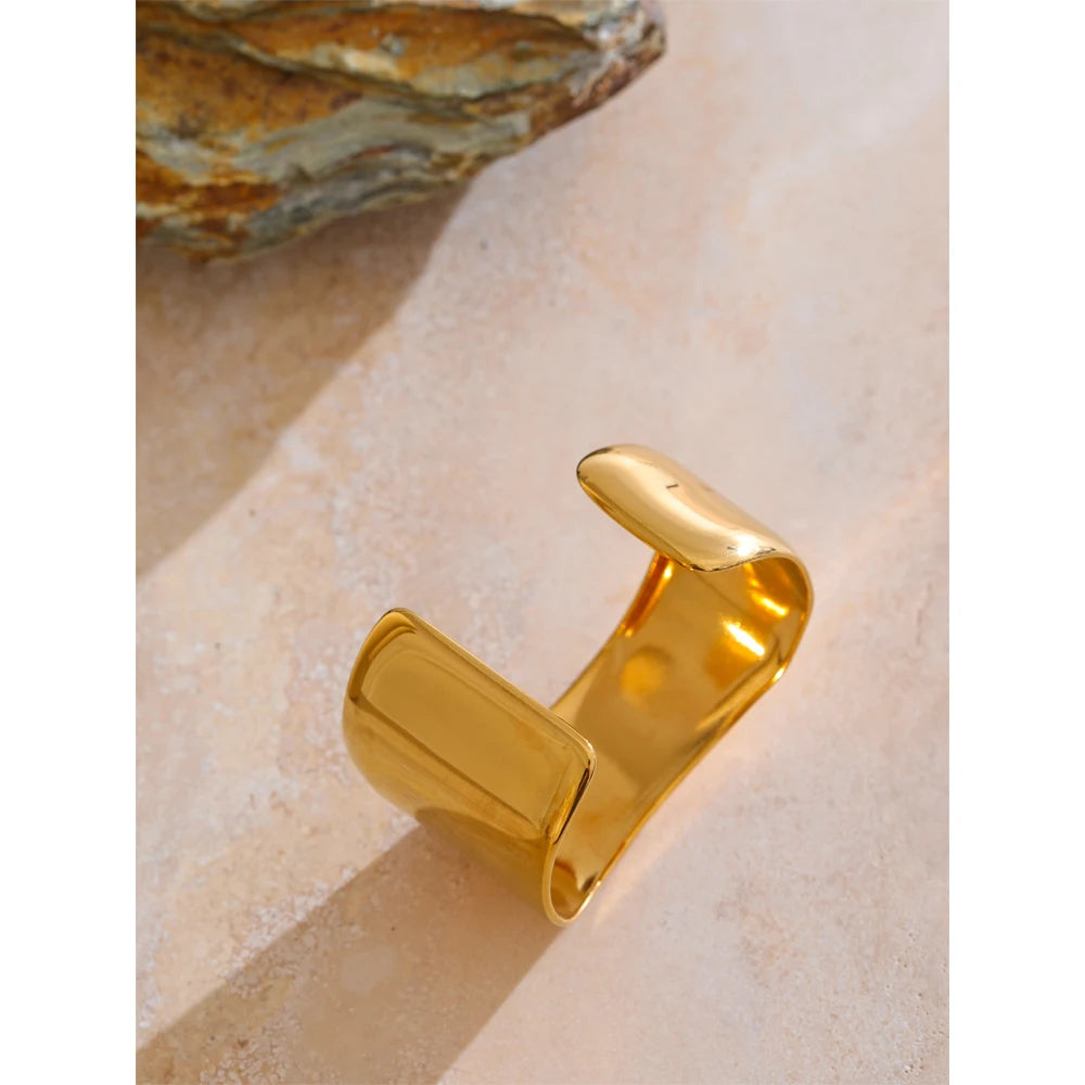 Bangle Geométrica - Aço inoxidável