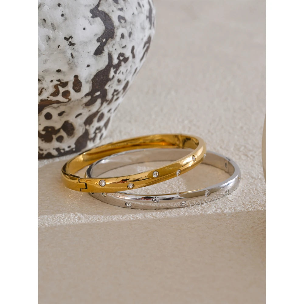 Bracelete Bangle - Aço inoxidável