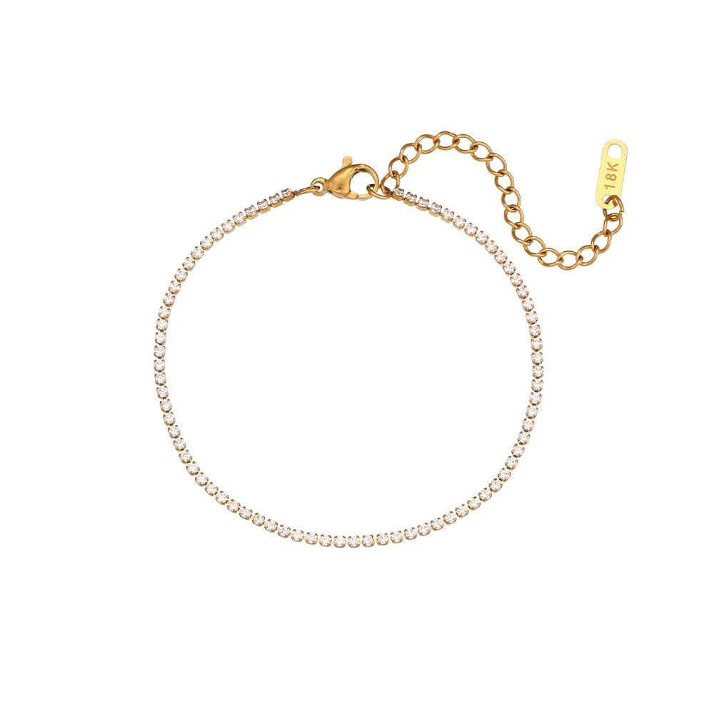 Pulseira Minimalista de Zircónia