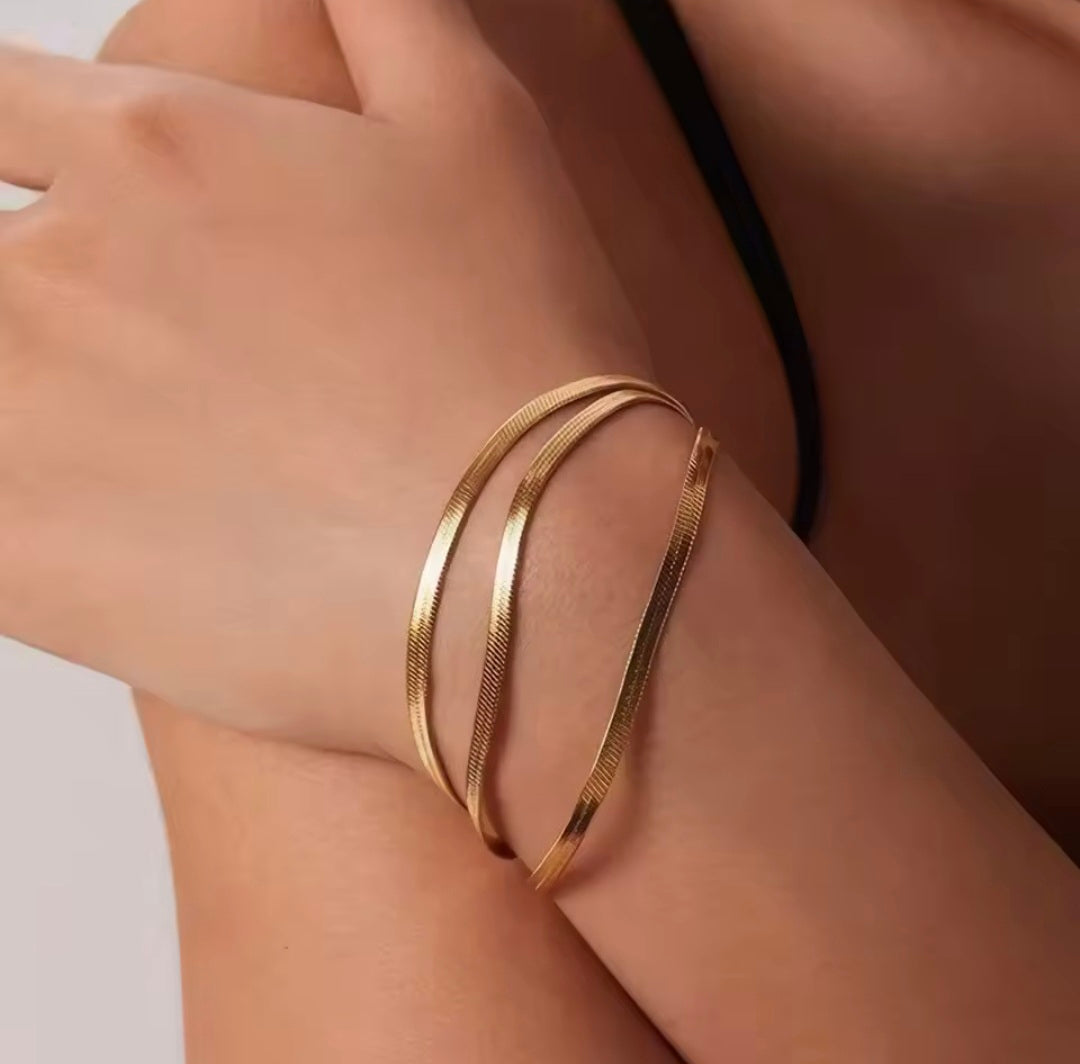Pulseiras de Corrente em Aço Inox