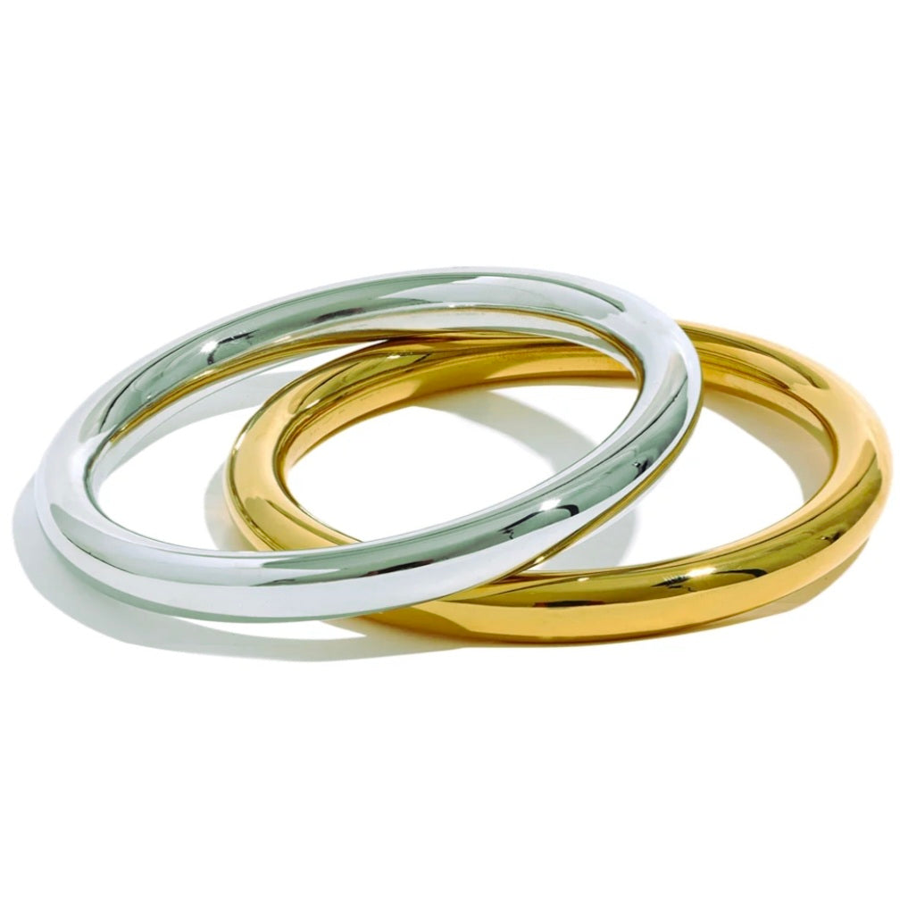 Pulseiras Clássicas em Aço Inox