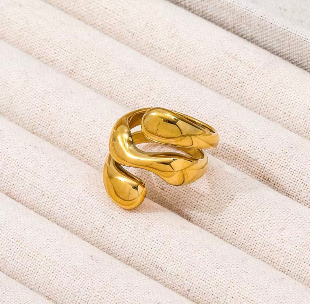 Anel Irregular em Aço Inoxidável