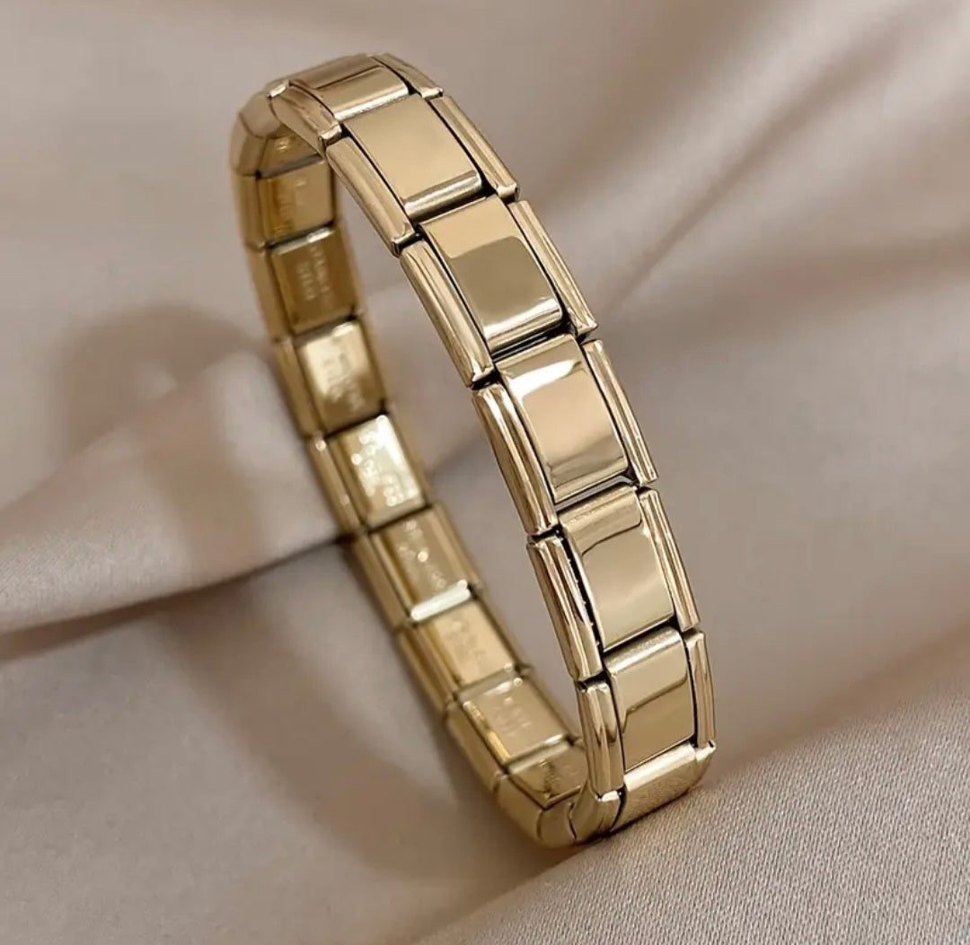 Pulseiras Italianas Originais em Aço Inoxidável