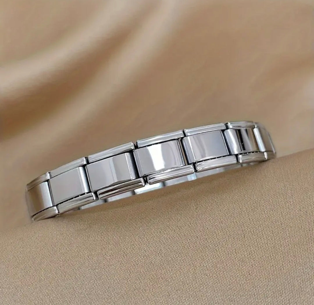 Pulseiras Italianas Originais em Aço Inoxidável