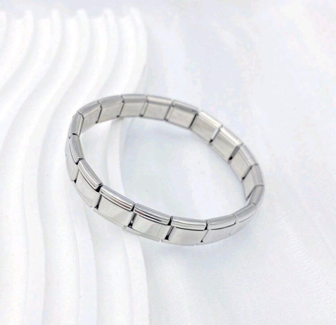 Pulseira Italiana Original em Aço Inoxidável