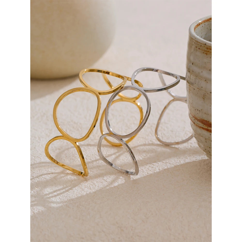 Bracelete Bangle - Aço inoxidável