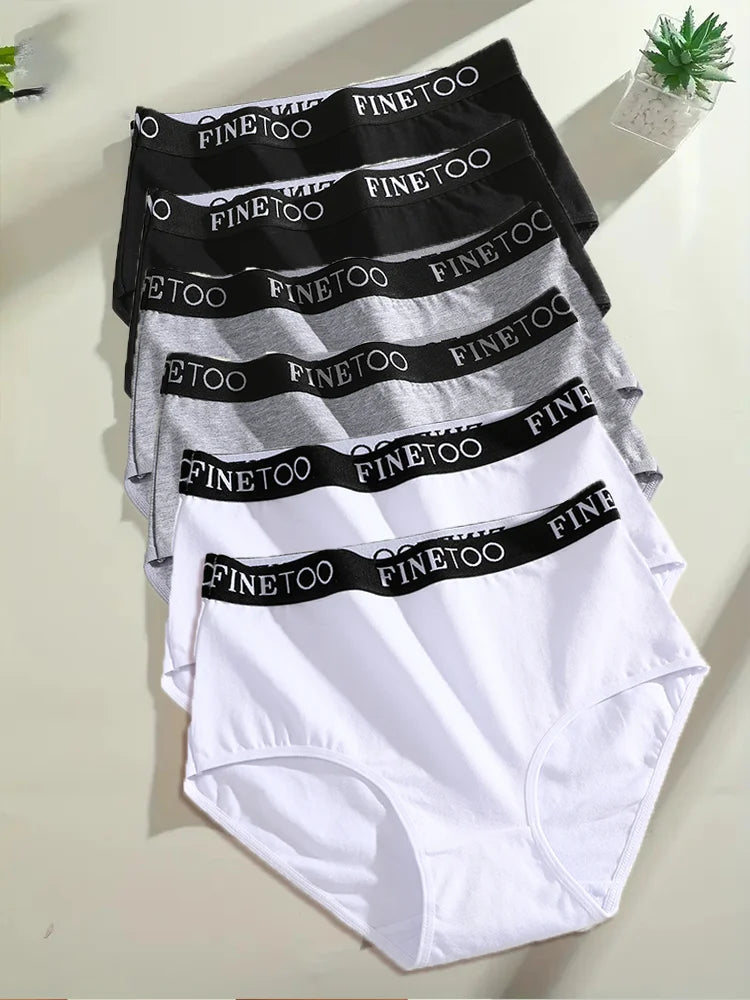 Cuecas Femininas de Algodão Pack 6PCS