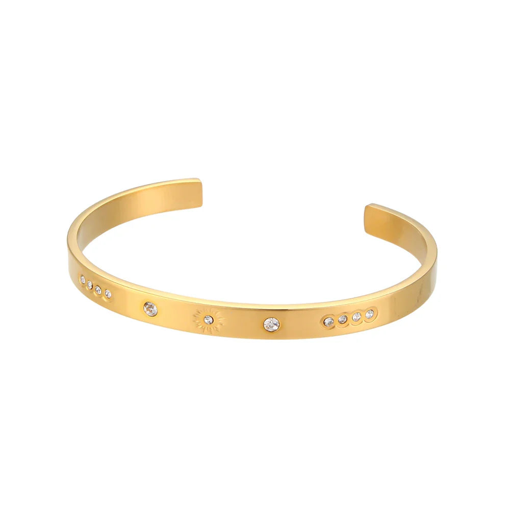 Pulseiras Clássicas em Aço Inoxidável Prowling Estrelas