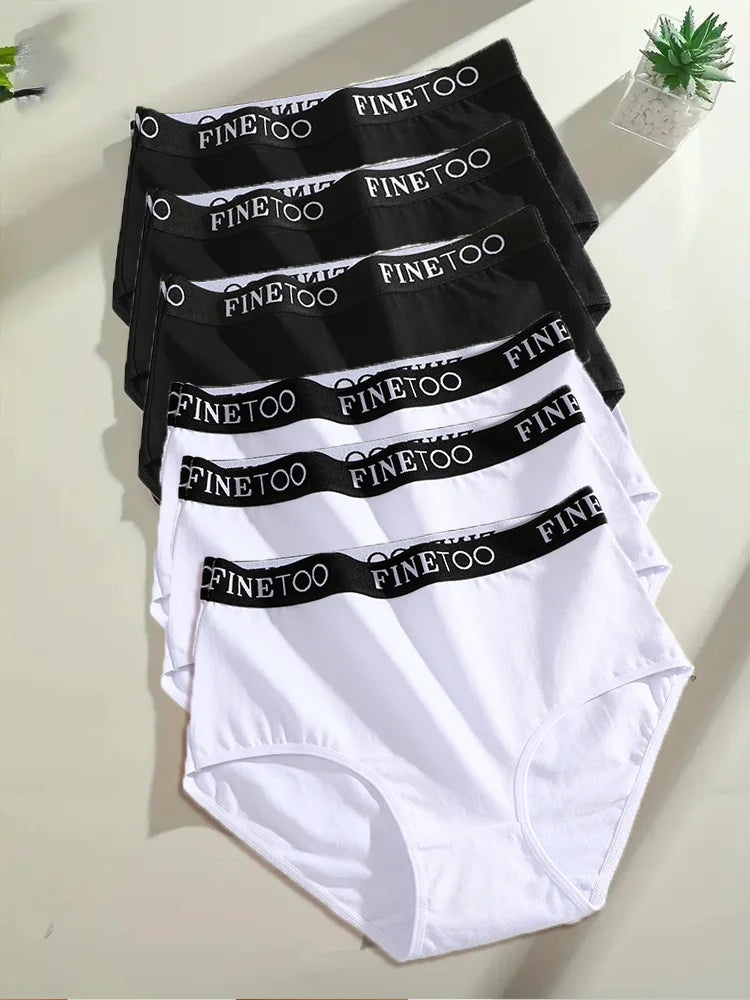 Cuecas Femininas de Algodão Pack 6PCS