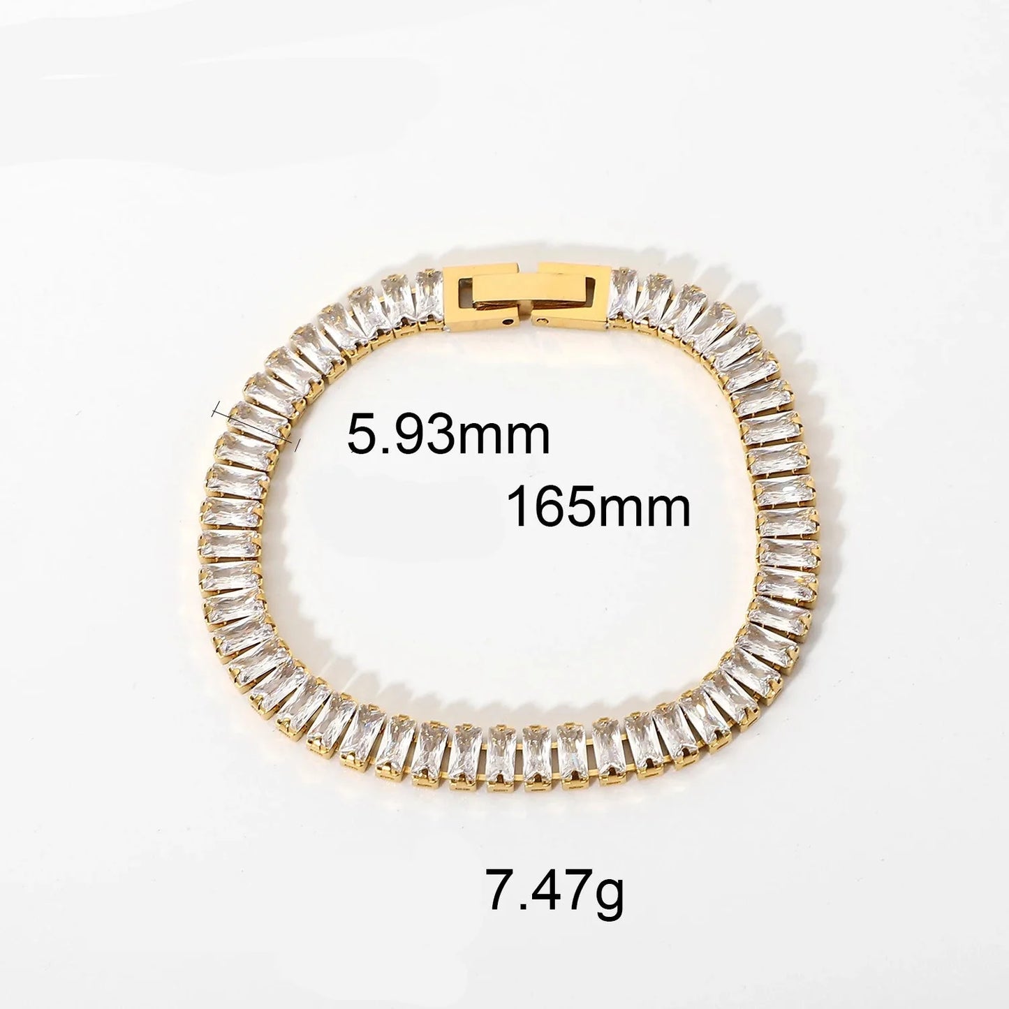 Pulseiras Brilhantes em Aço Inoxidável
