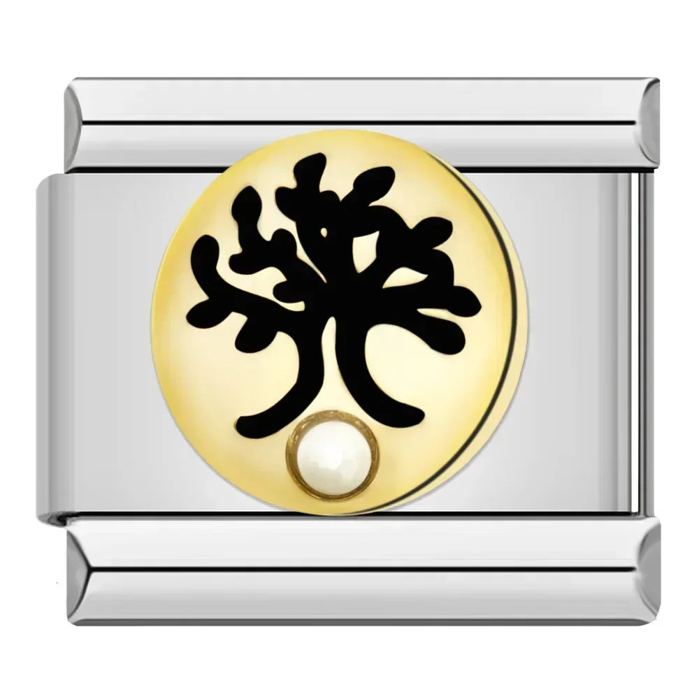 Charm Árvore da Vida Pulseira Italiana