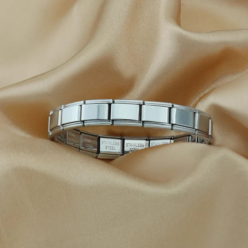 Pulseira Italiana Original em Aço Inoxidável