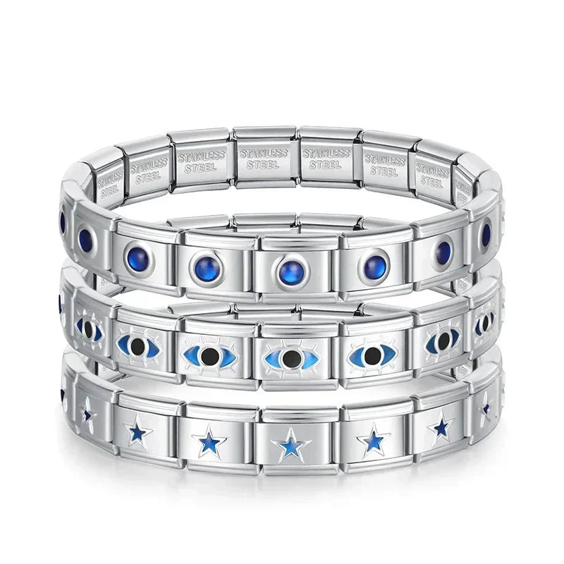 Pulseira Italiana em Aço Inoxidável