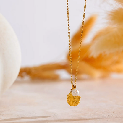 Colar de Concha e Pérola