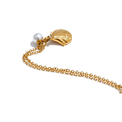 Colar de Concha e Pérola