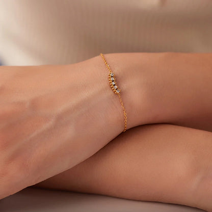 Pulseiras Brilhantes em Aço Inoxidável