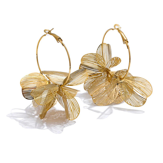 Brincos Tendência em Aço Inox Dourado