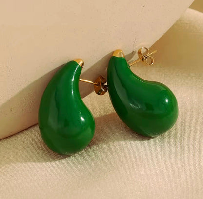 Brincos em Forma de Gota