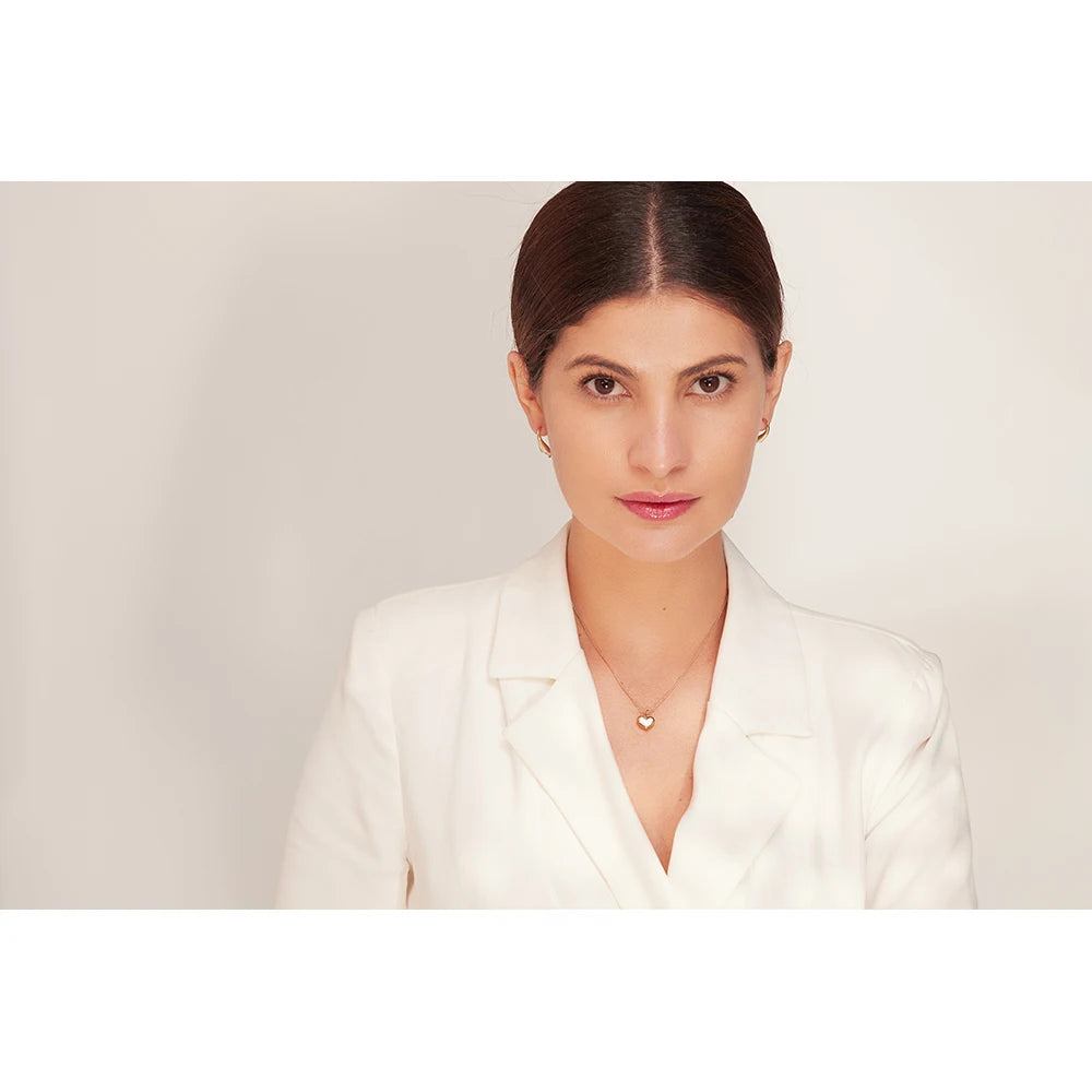 Conjunto de Charme Coração - Aço inoxidável