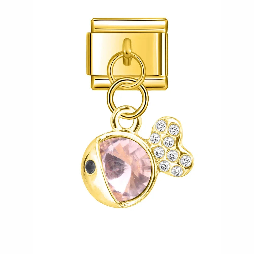 Charms Links Joaninhas e Peixes