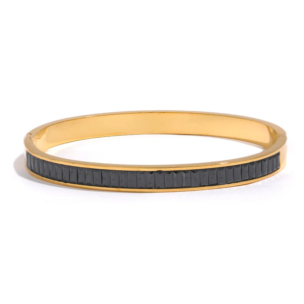 Pulseiras Brilhantes e Coloridas Preto