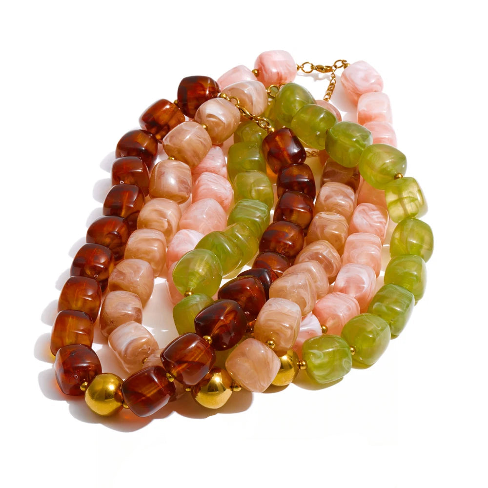 Colar e Pulseira de Missangas