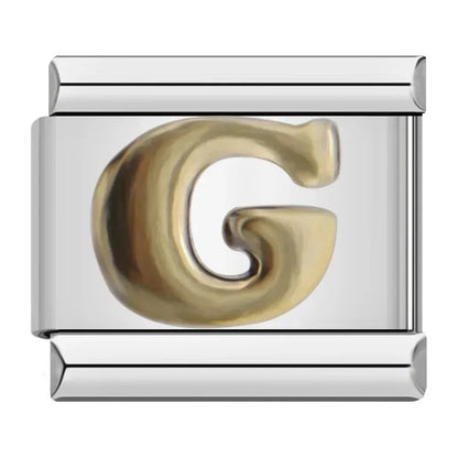 Charms Pulseira Italiana em Aço Inoxidável G