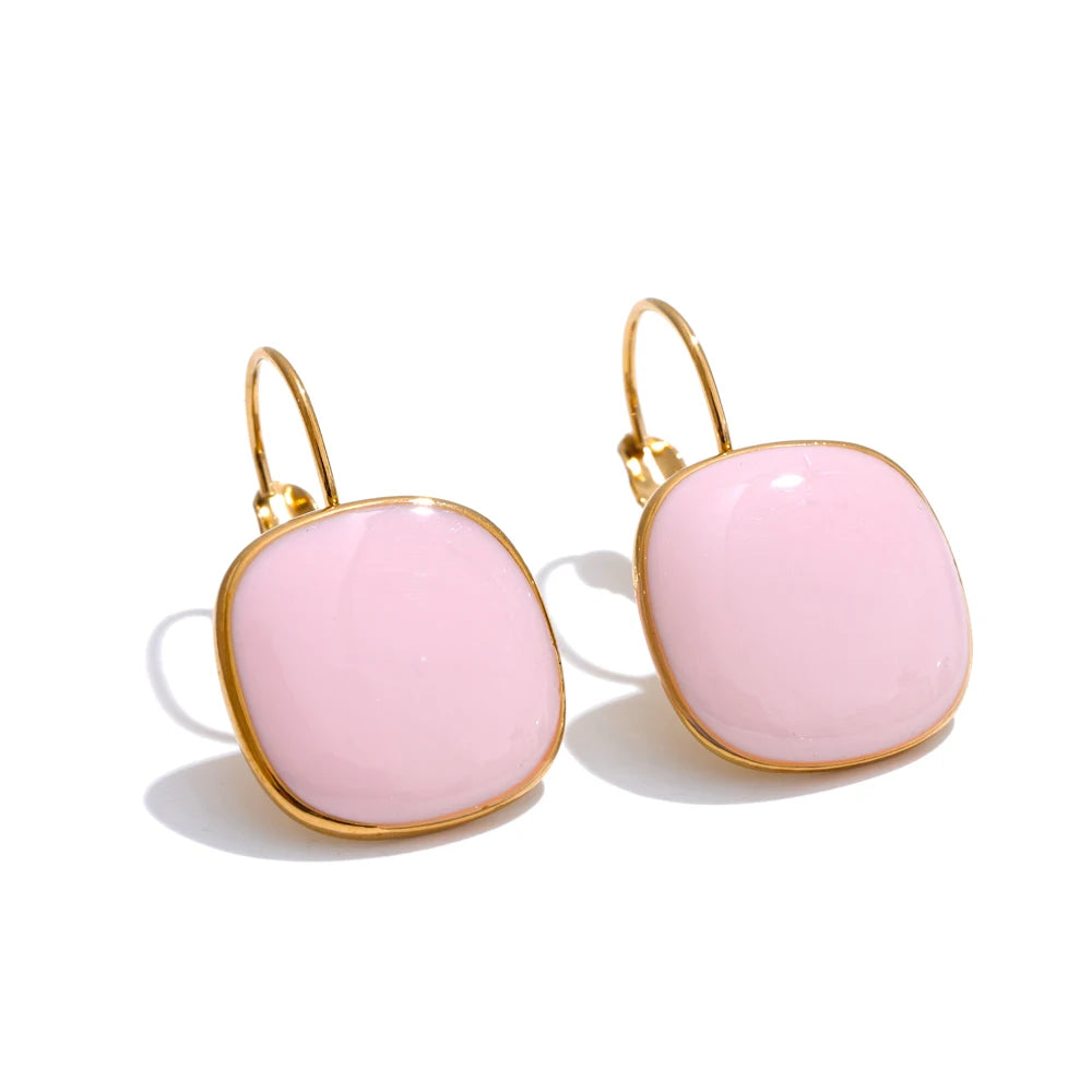 Brincos Quadrados Coloridos