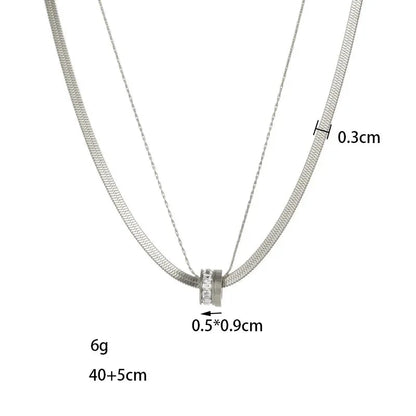 Colar de Pendente em Aço Inox