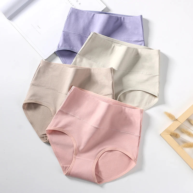 Cueca Modeladora de Cintura Alta Pack 4PCS
