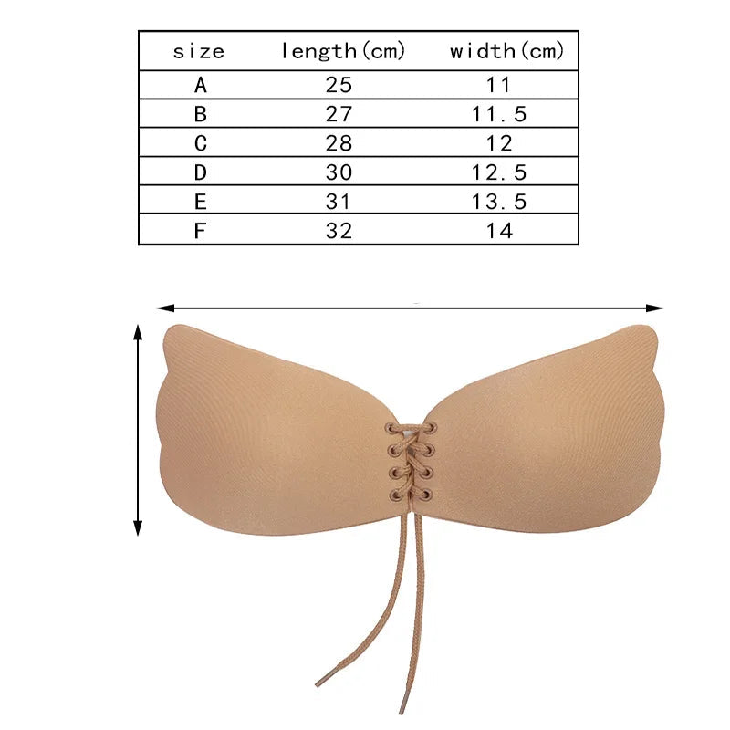 Sutiã Adesivo Sem Alças Push-up