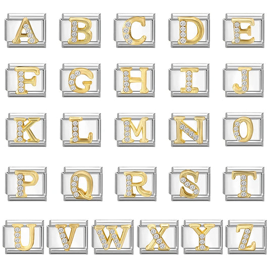 Charms Links Letras Brilhantes