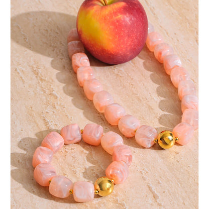 Colar e Pulseira de Missangas