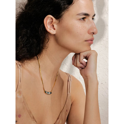 Colar de Corrente de Cobra