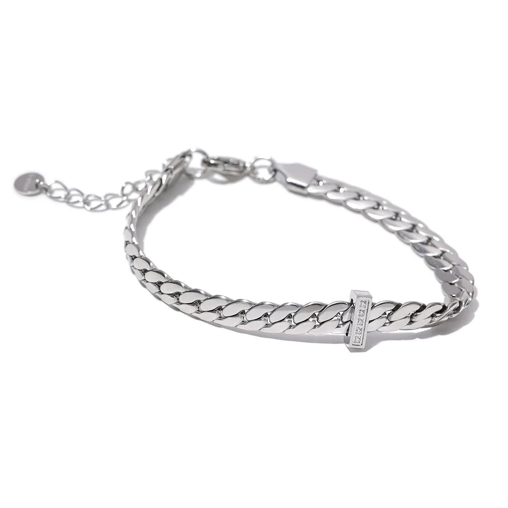 Pulseira de Corrente - Aço inoxidável