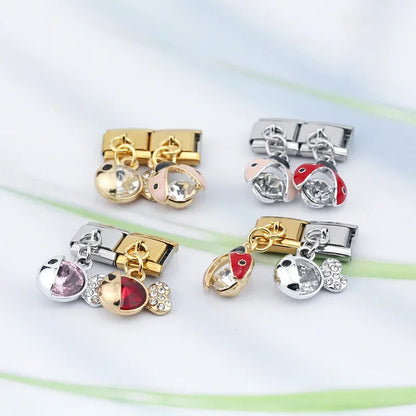 Charms Links Joaninhas e Peixes