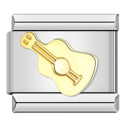 Charms Para Pulseira Italiana em Aço Inoxidável Viola