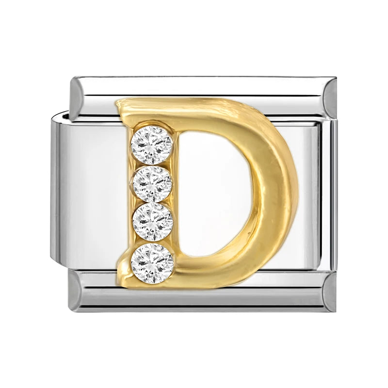 Charms Links Letras Brilhantes