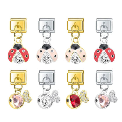 Charms Links Joaninhas e Peixes