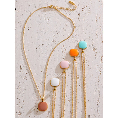 Colar de Pendente de Cor