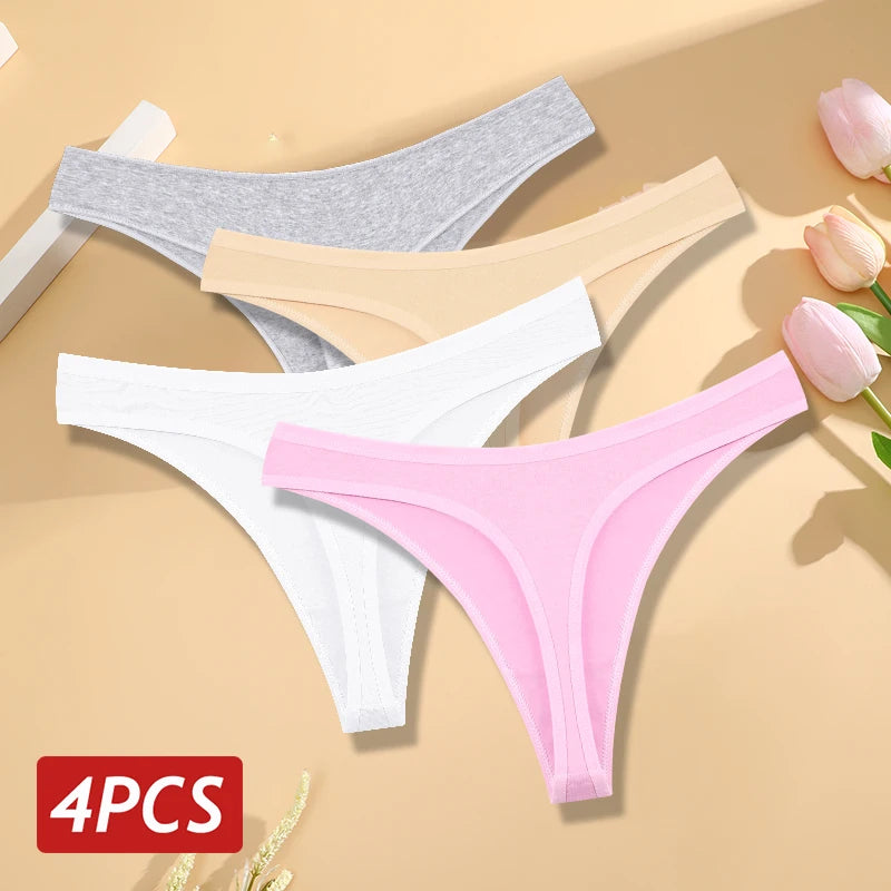 Cuecas de Algodão Pack 4PCS