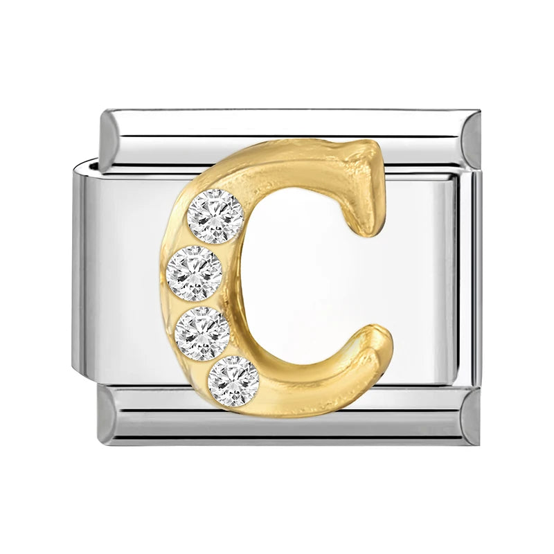 Charms Links Letras Brilhantes