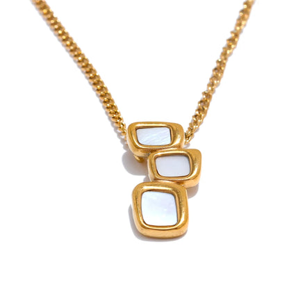 Colar de Pendente Geométrico