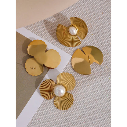 Brincos Flor de Pérola