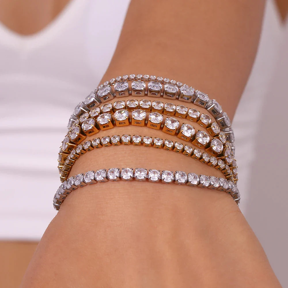 Pulseiras de Ténis Femininas