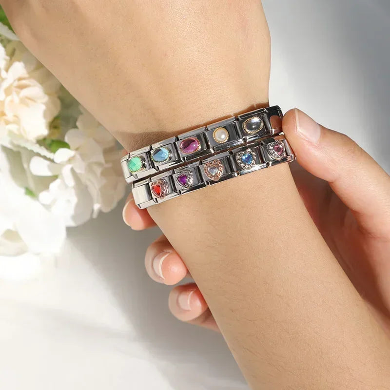 Charms Links Corações