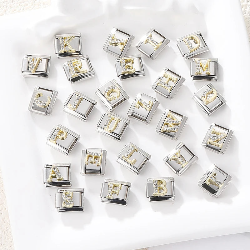 Charms Links Letras Brilhantes